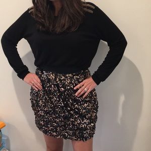 MM COUTURE by Miss Me sequin high waist skirt